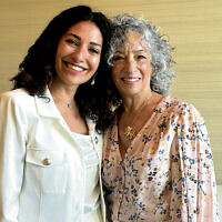 Program chairs Stephanie Cohn of Tenafly and Rachel Weiss of 
Franklin Lakes
