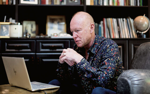 Kevin Goetz at home. (James Bernal)