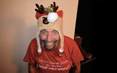 Rabbi/Cantor Lenny Mandel dresses for the season.