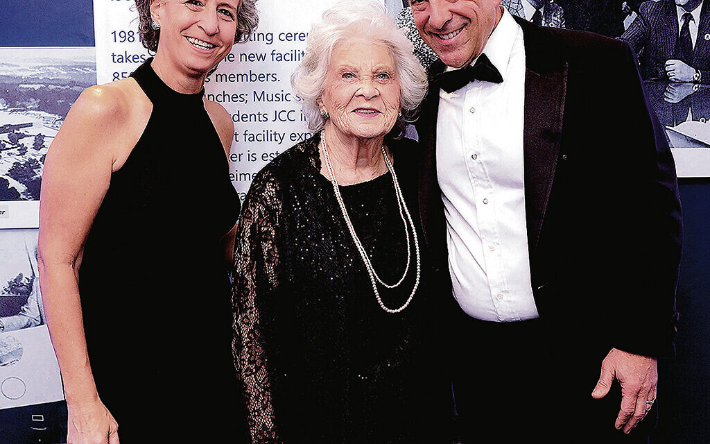ON THE COVER: Sue Gelsey, Lynn Klatskin, and Michael Kollender are at the history exhibit at the Kaplen JCC on the Palisades’ 75th anniversary gala.