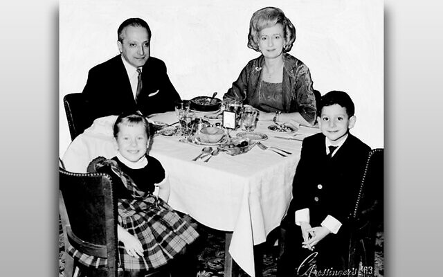 Morris and Ruth Janoff with Beth and Jamie at Grossinger’s in 1964.