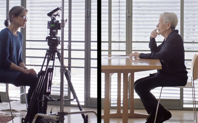 Documentary director and producer Yael Melamede interviews her mother, Israel Prize-winning architect Ada Karmi-Melamede. (Courtesy SALTYFeatures) Documentary director and producer Yael Melamede interviews her mother, Israel Prize-winning architect Ada Karmi-Melamede. (Courtesy SALTYFeatures)