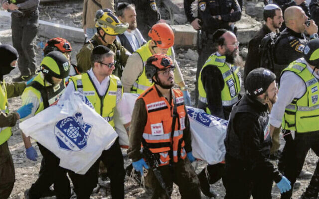 ON THE COVER: Israeli security and rescue forces are in Beit Shemesh in central Israel on March 1. (Yonatan Sindel/Flash90) ON THE COVER: Israeli security and rescue forces are in Beit Shemesh in central Israel on March 1. (Yonatan Sindel/Flash90)