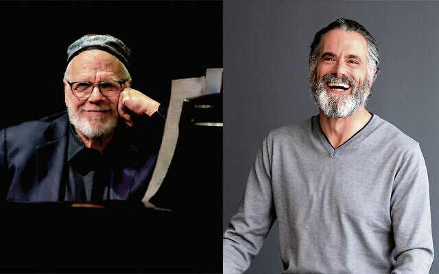 Zalmen Mlotek, left, and Steven Skybell