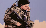 Lt. Col. Orr Ben Yehuda was the first woman to command an infantry battalion in the IDF Border Defense Corps. This portrait is by Dudu Palma.