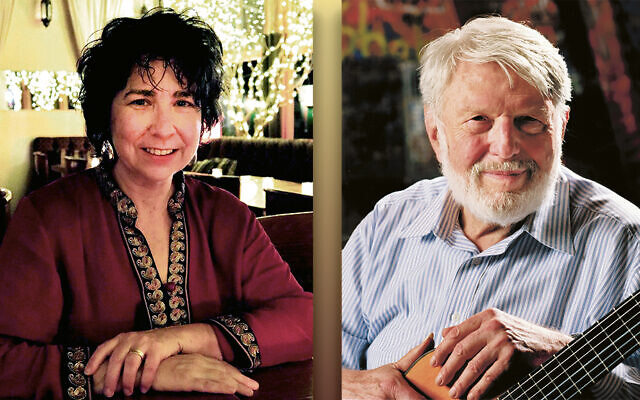 Aimee Ginsburg Bikel, left, and Theodore Bikel