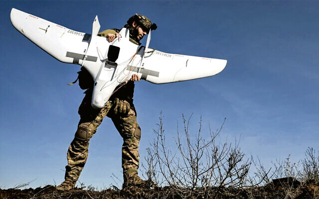 This is a prototype of a Ukrainian drone.