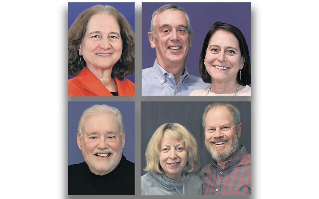 Clockwise for top left, Wendy Kosakoff, Stuart Breslow and Dr. Anne Miller, Lynn and Steve Chaiken, and Dr. Michael Robinson Clockwise for top left, Wendy Kosakoff, Stuart Breslow and Dr. Anne Miller, Lynn and Steve Chaiken, and Dr. Michael Robinson