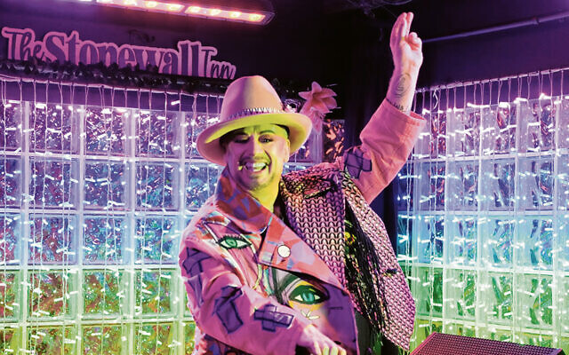 Boy George kicks off PRIDE week with a surprise popup DJ set at the Stonewall Inn in Manhattan in June. Astrida Valigorsky/Getty Images) Boy George kicks off PRIDE week with a surprise popup DJ set at the Stonewall Inn in Manhattan in June. Astrida Valigorsky/Getty Images)