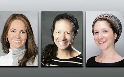 Faye Kohn, left, Miriam Krupka Berger, and Sara Tillinger Wolkenfeld.