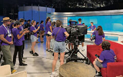 Students from the ORT Digital Skills Academy visited local Bulgarian television networks as part of the instruction curriculum to learn more about pre- and post-production, sound and visual editing, and video skills.