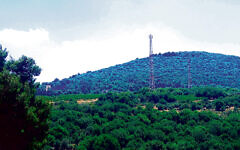 This is the view from Kibbutz Sasa, looking north toward Lebanon.