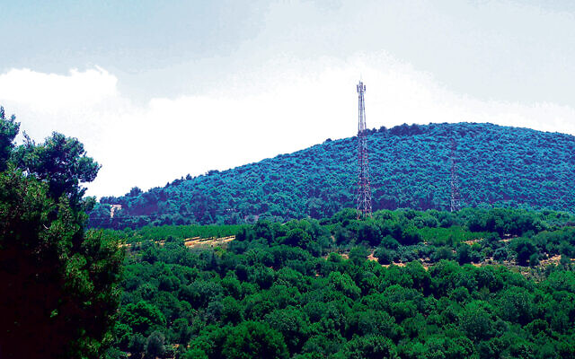 This is the view from Kibbutz Sasa, looking north toward Lebanon.