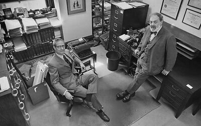 Nicholas’s dad Thomas, left, and his uncle, Stephen, were partners in the NOLA law firm of Monroe & Lemann.