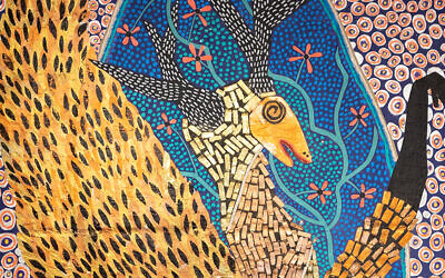 About the cover: Oren Fischer, The Capricorn, 2025. Oil and acrylic paint; golden, silver, and copper leaves on canvas.