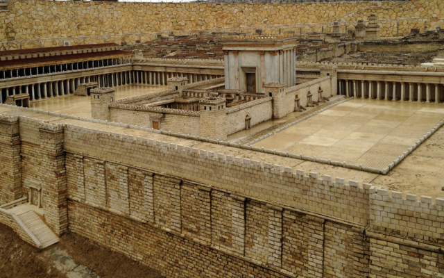 This is a model of the Second Temple. (Shutterstock)