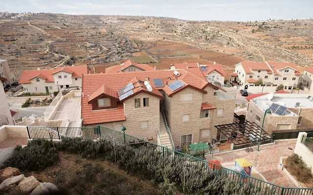 This is the view of Efrat from Mr. Ginsberg’s balcony.