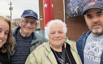 From left: Alana, Hazzan David, Ellen, and Avrum Tilman. Rabbi Howard Tilman is not in this picture.