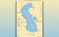 A blockade against Iran cannot be successful because Russia can send it material over the landlocked Caspian Sea.
