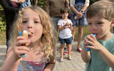 From last year’s J on the Go Rosh Hashanah gathering. (Courtesy JCCNJ)