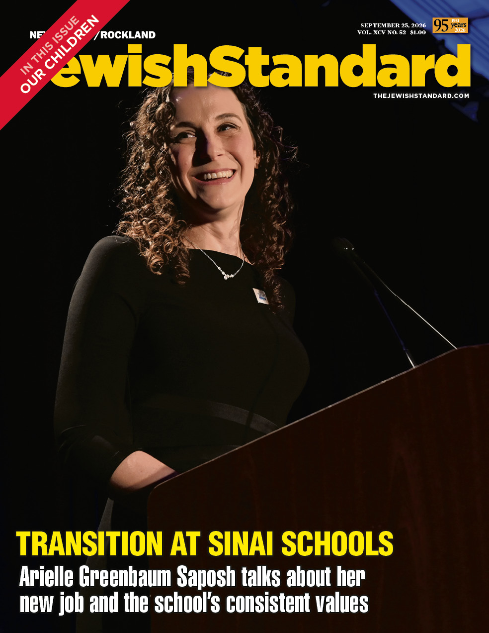 Jewish Standard, September 25, 2026