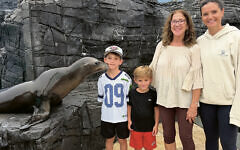 Debra Mazon and three of her grandchildren