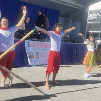 A dance troupe performed during the Teaneck’s Got Talent show sponsored by Our Children. (Brenda Sutcliffe) A dance troupe performed during the Teaneck’s Got Talent show sponsored by Our Children. (Brenda Sutcliffe)