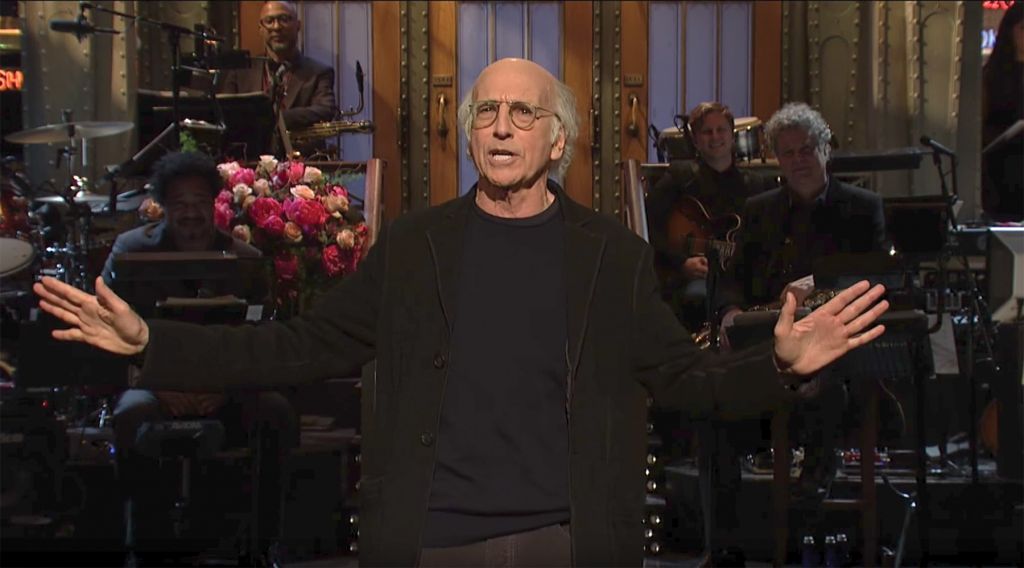 Shoah pick-up lines? Larry David’s “Saturday Night Live” routine renews debate about Holocaust humor. Screenshot from YouTube