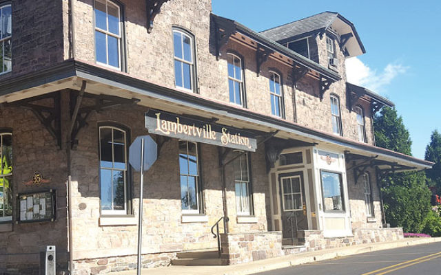 A repurposed train depot, Lambertville Station is now a historic inn and restaurant.