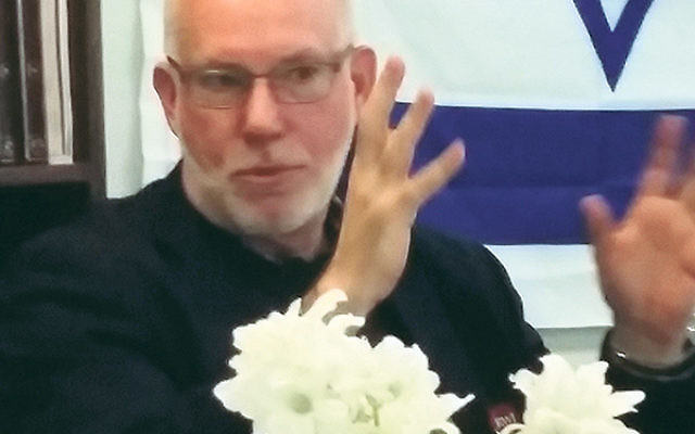 At the Zayin Adar gathering, Ted Taylor, director of pastoral care and training at Robert Wood Johnson University Hospital-Hamilton and a devout Quaker, described his faith’s minimalist yet respectful approach to death.     