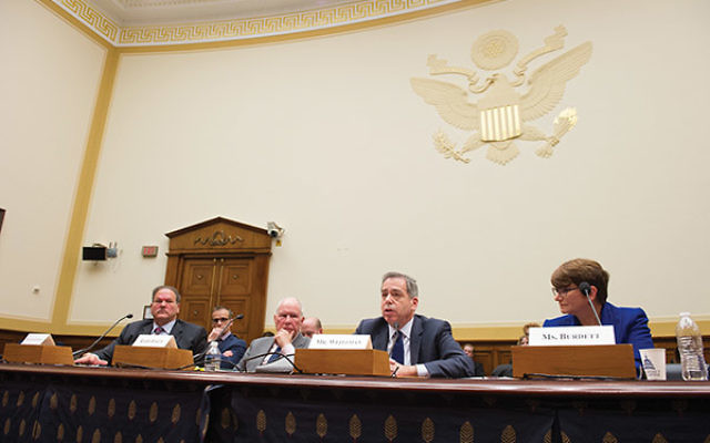 Witnesses testified on anti-Semitism at a March 22 House Foreign Affairs Subcommittee hearing. Photos courtesy House Foreign Affairs Committee
