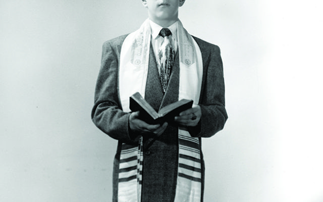 Noah Chivian at his first bar mitzvah on Dec. 27, 1947. Photos courtesy Noah Chivian