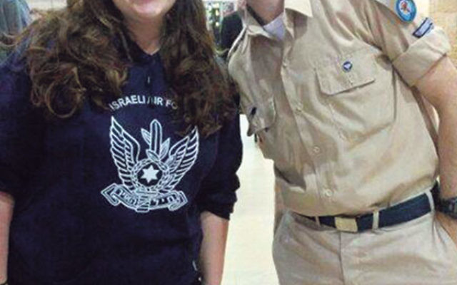 Rachel Card, a Catholic-born Yeshiva University student, met IDF soldiers, including Itay Matan, on a Birthright trip to Israel this summer.