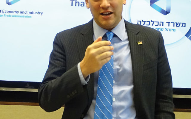 Dani Dayan, Israel’s consul general in New York, said bringing Israeli companies to New Jersey “is important not only for Israel, but for New Jersey.”