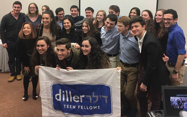 Diller Teen Fellows of cohort nine celebrate their graduation. 