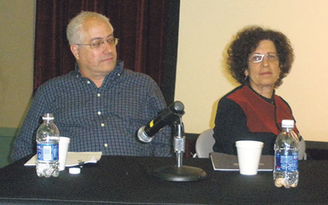 Dr. Michael Feige and Bildner Center executive director Dr. Yael Zerubavel appeared together at a 2012 panel discussion at Rutgers.     