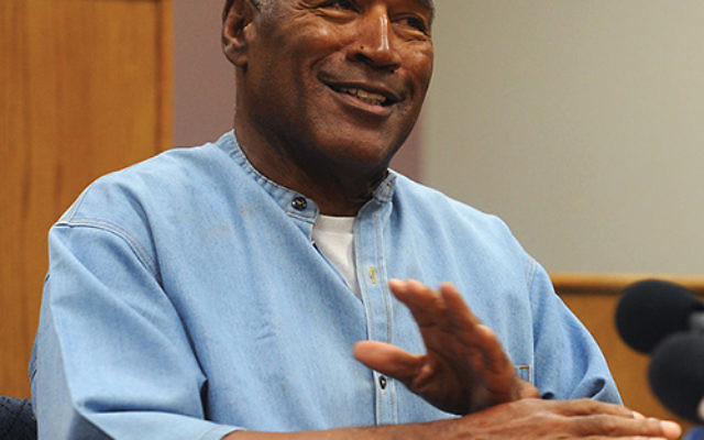 O.J. Simpson at his parole hearing in Nevada on July 20. Jason Bean-Pool/Getty Images