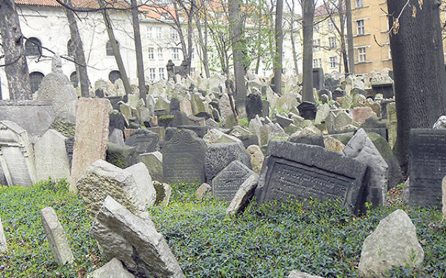 The old Jewish Cemetery in Prague — a metaphor for Jewish history in Europe.