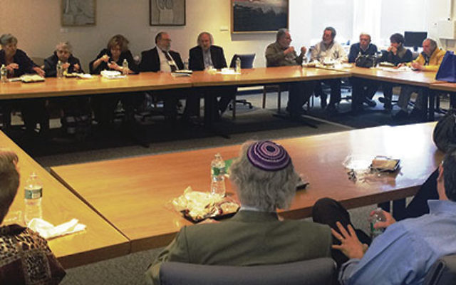 Attendees at Jewish University for a Day participated in a concentrated learning experience at Monmouth University.