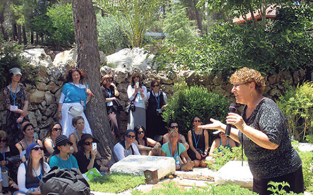 At Mount Herzl, Israel’s national cemetery, the Torah Links women are addressed by Miriam Peretz, who lost two sons in Israel’s wars, Uriel in Lebanon in 1998 at the age of 22 and Eliraz in Gaza in 2010 at age 31.