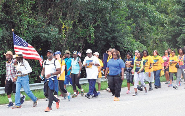 The NAACP is sponsoring an 860-mile march for civil rights. 