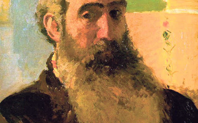A self-portrait of Pissarro in 1873, when he was 43 years old