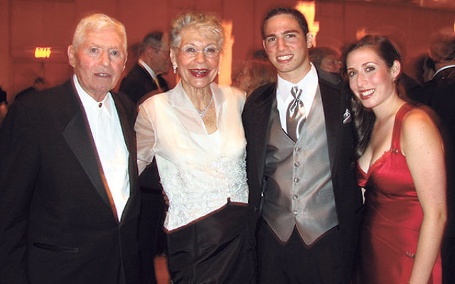 Members of the Punia family, from left, Leonard and Renee Punia and grandchildren Charles Punia and Elyse Punia at a Greenwood House gala.