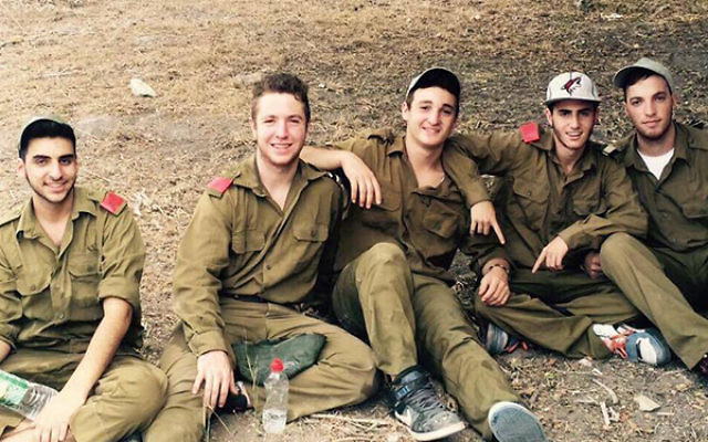  Pictured in center is the late Ezra Schwartz, an American yeshiva student killed by a Palestinian terror attack on Nov. 19.