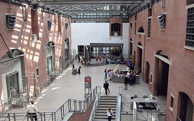 A view of the interior of the U.S. Holocaust Memorial Museum in Washington, DC, in 2010.    