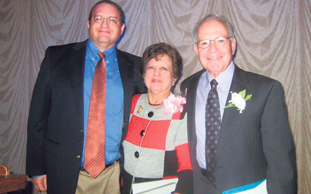 Dorothy Thompson was the honoree at a Greenbriar at Whittingham federation event several years ago; with her are her husband, Dr. Edward Thompson, and son, Dr. Stephen Thompson. 