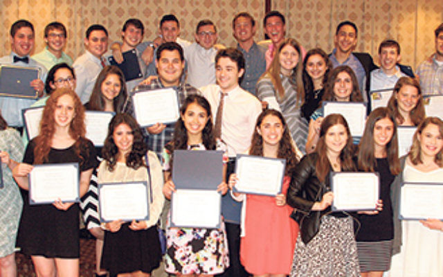 The Write On For Israel class of 2015 at their graduation ceremony.