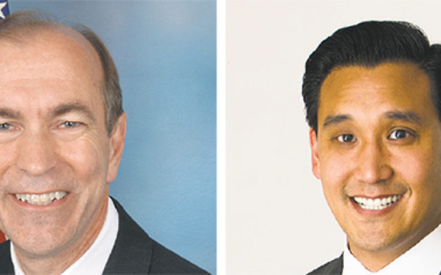 Candidates in District  5: Rep. Scott Garrett (R) and Roy Cho (D