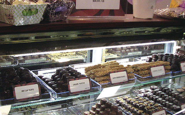 All of the wares at Chocolate Works in Livingston are certified kosher by the Vaad Harabonim of MetroWest.
