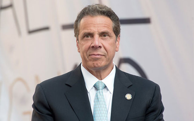 New York Gov. Andrew Cuomo signed an anti-BDS executive order on June 5, 2016. (Mike Pont/WireImage/Getty Images)